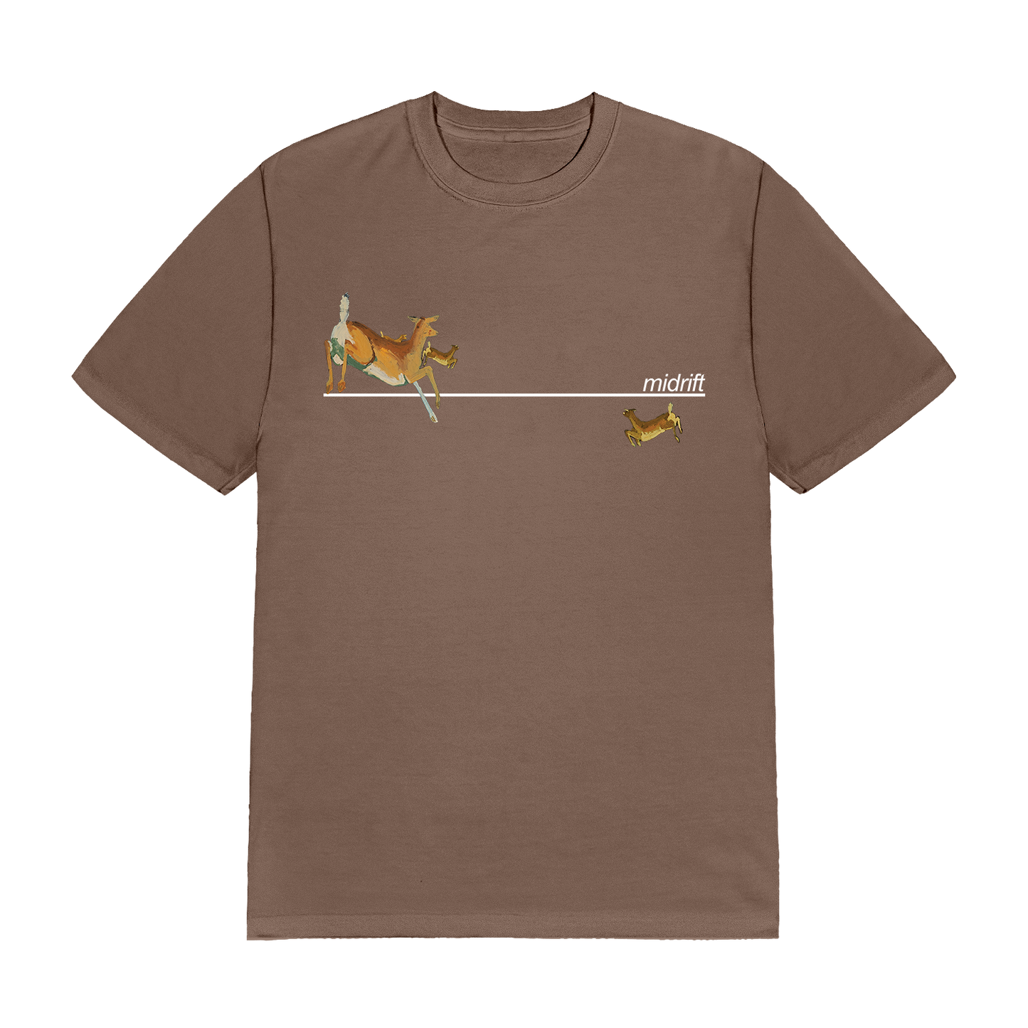 Deer Tee - Brown